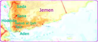 Jemen im Süden der Arabischen Halbinsel